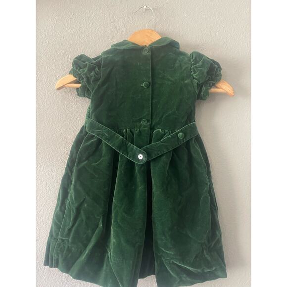 Anavini Velvet Hand Smocked Dress - Picture 5 of 8